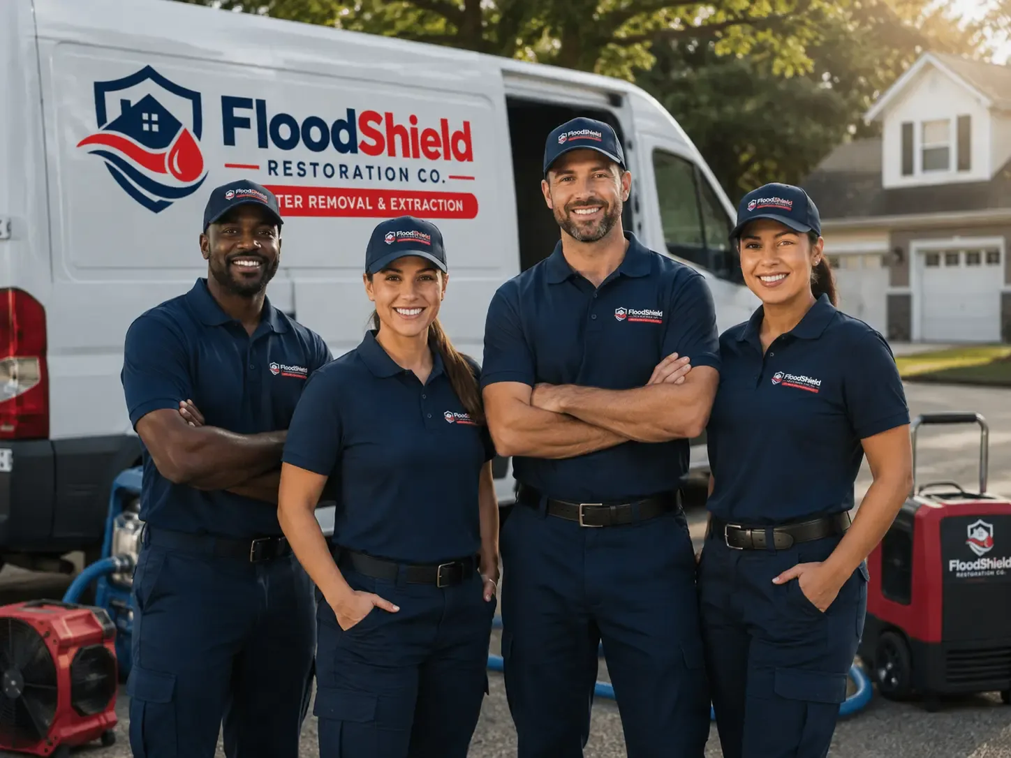 Flood Damage Restoration company in Sarona, WI