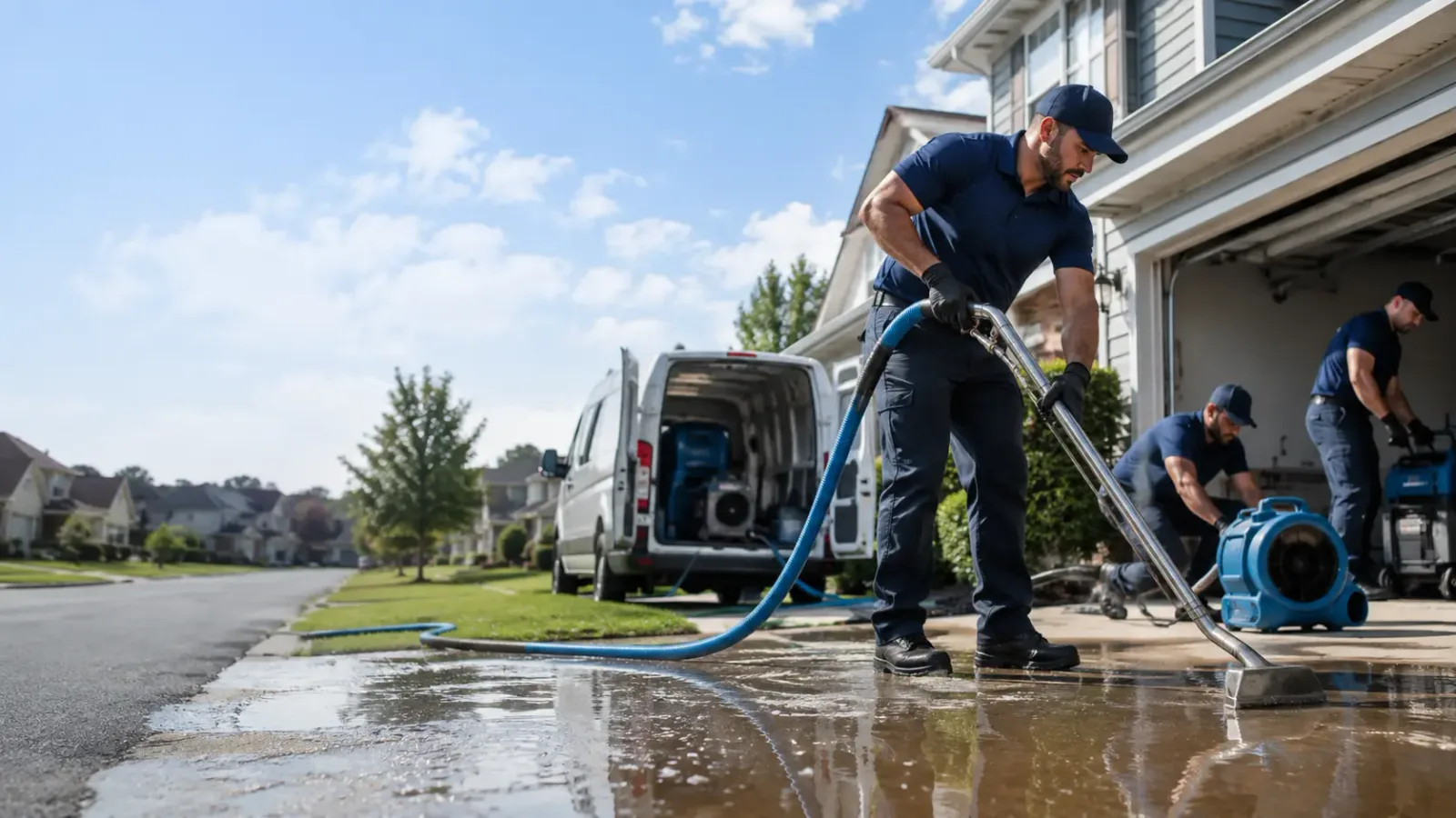 Flood Damage Restoration in Sarona, WI